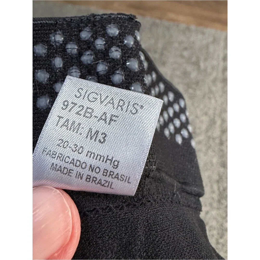 Sigvaris 972BAF Grip-Top Compression Tights 20-30 mmHg Size M3 Lipedema Edema